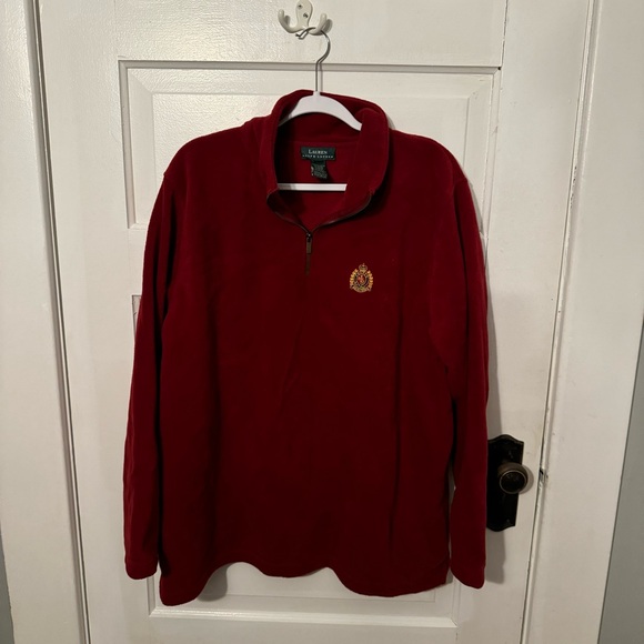 Lauren Ralph Lauren Men's Red Fleece - Picture 1 of 4